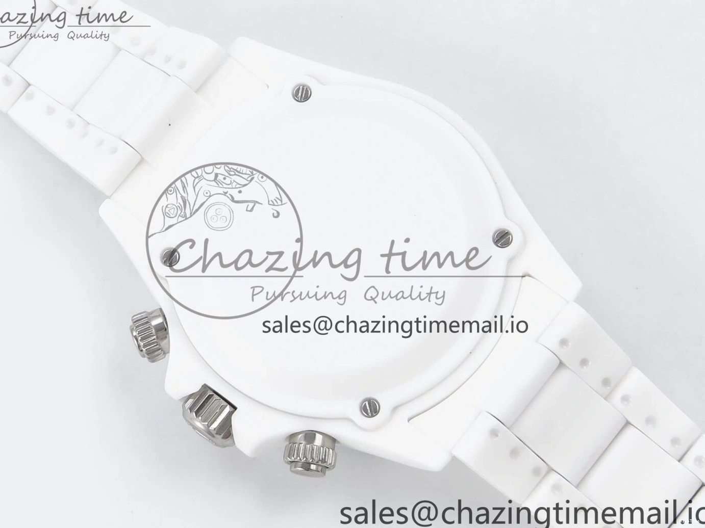 MiroTime 0202 Daytona AET White Ceramic Case and Bracelet Black Dial N6F Best Edition SA Seasonal 1195